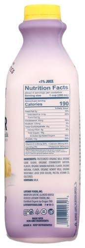 Lifeway, Kefir Whole Milk Strawberry Banana Organic, 32 Fl Oz