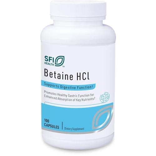 Klaire Labs Betaine HCl 648mg Review – Does It Actually Work for Digestion?