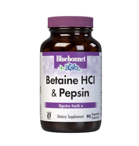 BlueBonnet Betaine HCI Plus Pepsin – recenzja kapsułek na trawienie