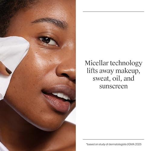 Neutrogena Fragrance-Free Makeup Remover Wipes, Daily Facial Cleanser Towelettes, Gently Removes Oil & Makeup, Alcohol-Free Makeup Wipes, 50 Count (2 Packs of 25)