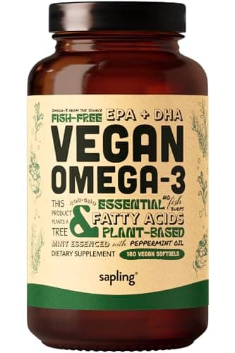 Sapling Vegan Omega 3 Test 2025 – Algen DHA & EPA