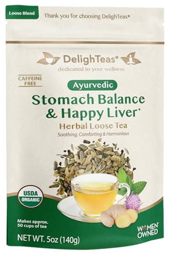 DelighTeas Magen & Leber Tee Test 2025 – Ayurveda Kräutertee Bewertung