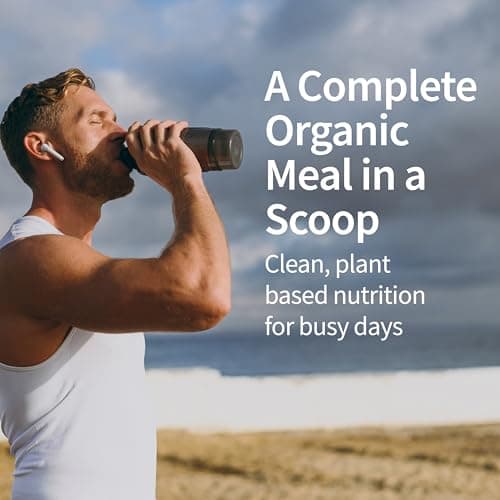 Garden of Life Meal Replacement Shakes, Vegan, Raw, Organic, Lightly Sweet Protein Powder with Plant Based Pea Protein, Sprouts, Greens, Probiotics, 28 Servings