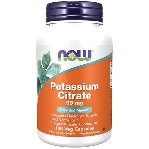 Suplemento de Potasio Citrato 99 mg NOW Foods – Análisis Completo