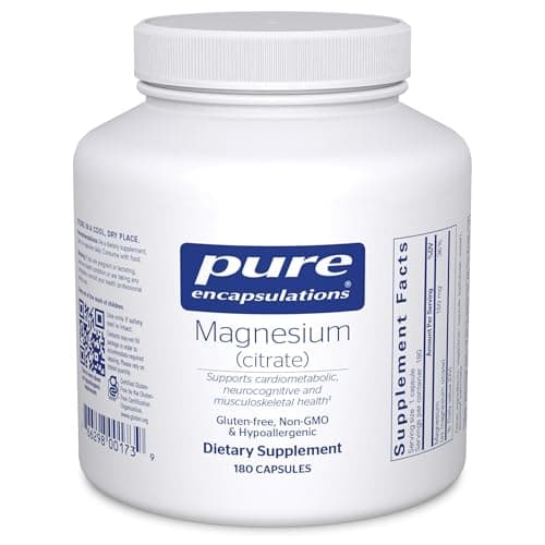 Pure Encapsulations Magnesio Citrato: Análisis Completo 2024