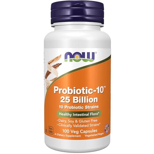 NOW Foods Probiotic-10 Review: 25 Billion CFU, 10 Strains Tested