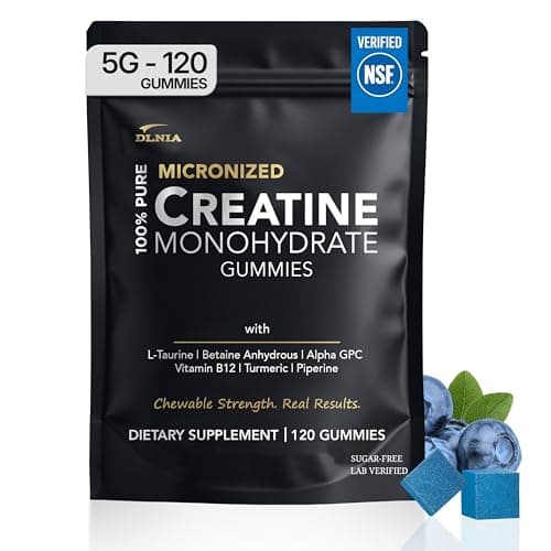 Creatin Gummis im Test – DLNIA Creatine Monohydrate Gummies 2024
