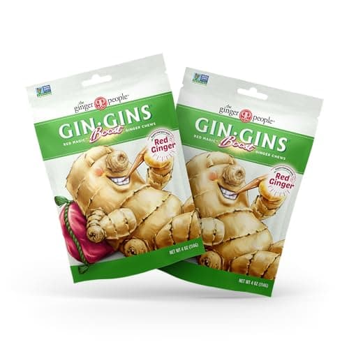 Red Ginger Chews Review – GIN GINS Boost Magic Ginger Candy Tested