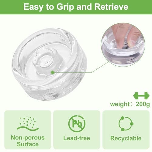 VSAPRDT Fermentation Kit for Wide Mouth Mason fermentation Jar,pickling/sauerkraut kit with 4 Glass Fermentation Weights,4 Fermenting Lids,4 airlocks,5 Silicone Rings,5 Silicone Grommet （ No Jars ）