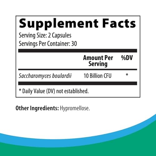 Rootcology by Dr. Izabella Wentz | S. Boulardii | Probiotic Capsules - Shelf-Stable 10 Billion CFU Saccharomyces | 60 Capsules