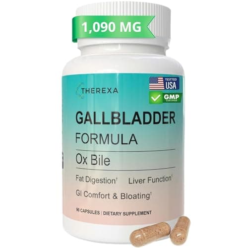 Ox Gallenblasen Ergänzung Test: Therexa Ochsengalle für Gallenfreie Verdauung