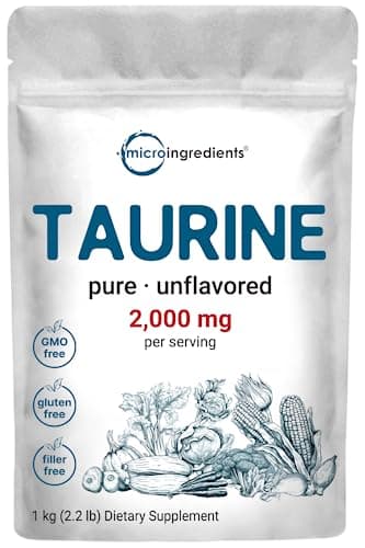 Micro Ingredients Taurine Powder Review – 2000mg Pure & Unflavored
