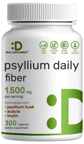 Psyllium Husk 1500mg Review – Is This 3-in-1 Fiber Supplement Worth It?