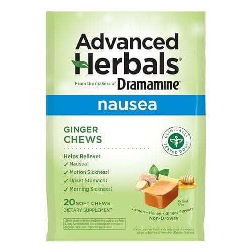 Dramamine Ginger Chews Recensione: Funzionano Davvero per Nausea?