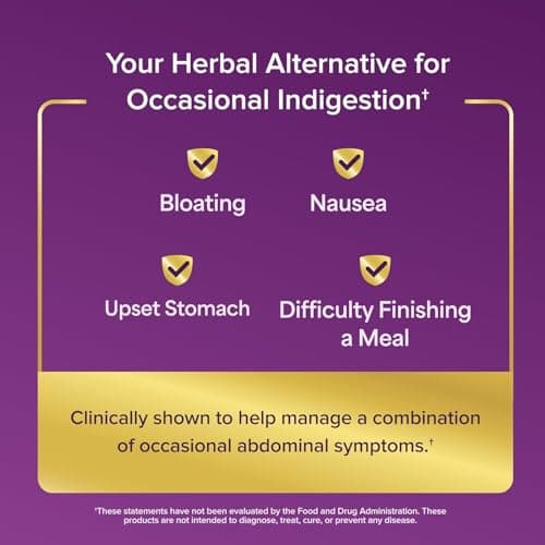 FDgard Gut Health Supplement, Indigestion, Nausea & Bloating, Upset Stomach, 72 Capsules