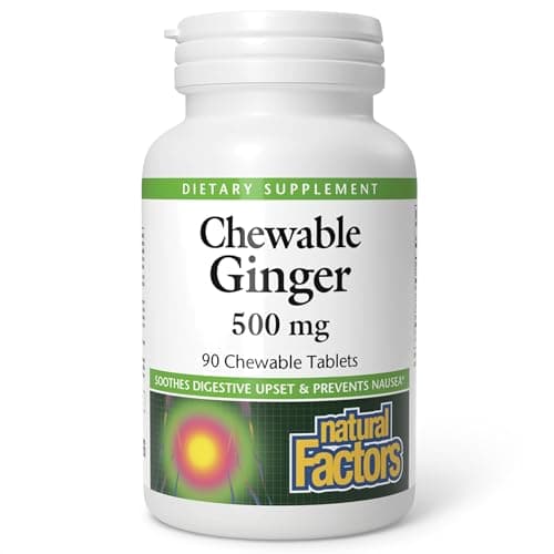 Natural Factors Chewable Ginger 500mg – Recension & Köpguide
