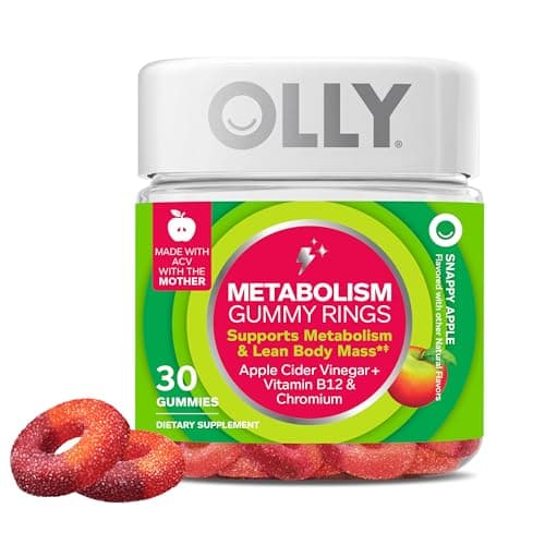 Avis OLLY Metabolism Gummy Rings : Des Compléments Savoureux Pour le Métabolisme ?