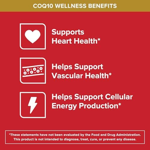 Qunol CoQ10 200mg Softgels, Ultra CoQ10 - Ultra High Absorption Coenzyme Q10 Supplements - Antioxidant Supplement for Vascular and Heart Health & Energy Production - 2 Month Supply - 60 Count