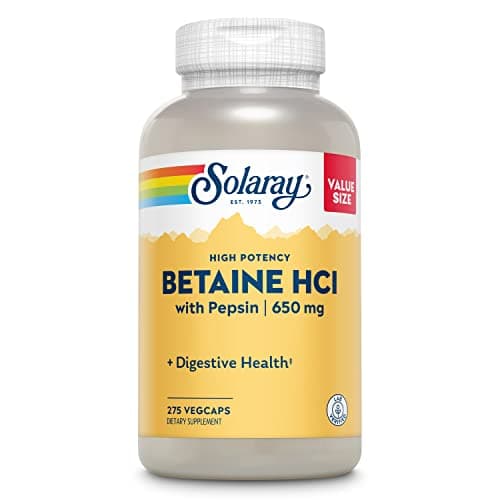 Solaray Betaine HCL Review – Helpt Het Bij Spijsverteringsklachten?