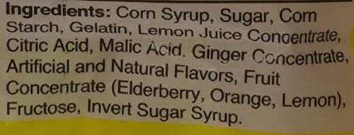 Haribo Ginger-lemon Gummi Candy 4 Oz each (pack of 3)