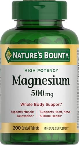 Nature's Bounty Magnesium 500 mg Tablets Review (2025)