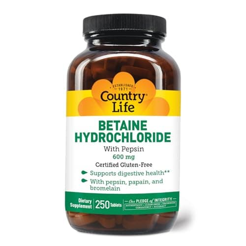 Country Life Betaine Hydrochloride Test 2025 – Lohnt es sich?