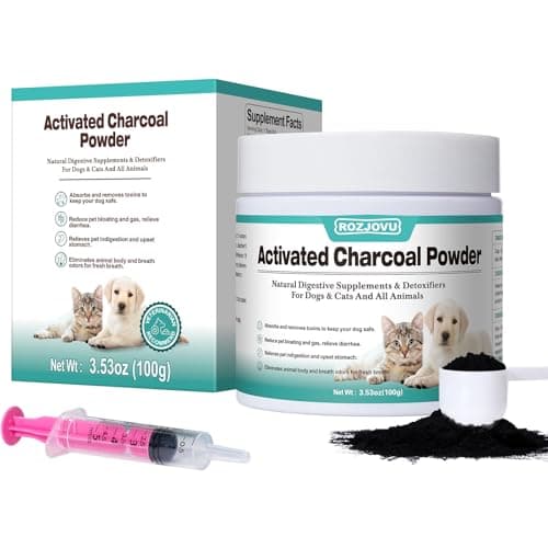 Aktivkohle für Hunde & Haustiere Test – ROZJOVU Pulver Review 2024