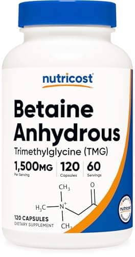Nutricost Bétaïne anhydre 1500mg : Mon avis après 60 jours de cure