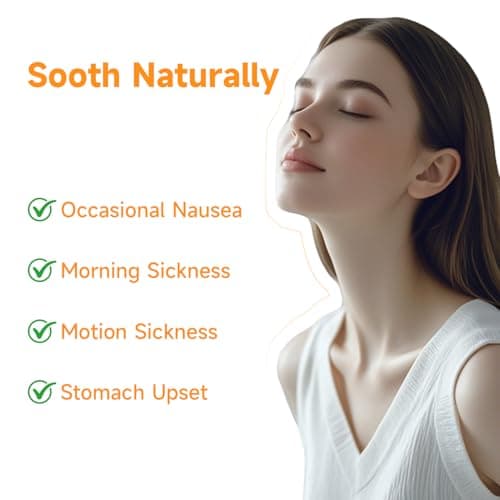 Temimar Mint-Ginger Drops, Fast-Acting Nausea Relief, Support Motion Sickness and Morning Sickness Relief, Added Vitamin B6, 30 Wrapped Ginger Candies