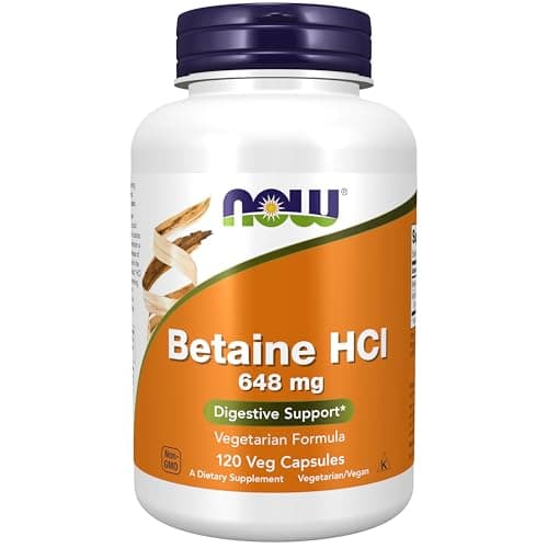 NOW Foods Betaine HCl 648 mg Test 2025 – Lohnt sich das?