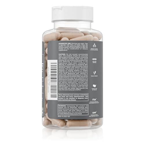Pure for Men Original Vegan Cleanliness Stay Ready Fiber Supplement | Helps Promote Digestive Regularity | Psyllium Husk, Aloe Vera, Chia Seeds, Flaxseeds | Proprietary Formula | 120 Vegan Capsules