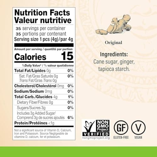 Chimes Ginger Chews, Original, 5 Ounce (Pack of 1)