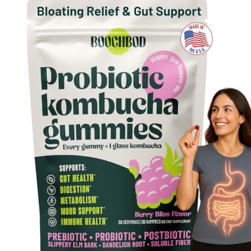 BoochBod Gummies Kombucha Probiotiques – Mon Test Complet 2025