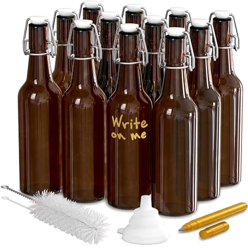 Nevlers Amber Swing Top Glasflaskor 16oz – Recension & Test 2025