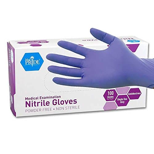 MedPride Nitrile Handskar Test – Pulverfria Examgloves i Medium
