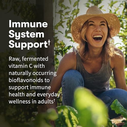 Garden of Life Vitamin Code Raw Vitamin C - 120 Capsules, 500mg Whole Food Vitamin C Capsules + Fruit & Veggie Blend & Probiotics, Supplements for Adults, Vegan, Gluten Free