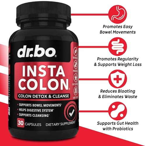 Colon Cleanser Detox for Weight Flush - 15 Day Colon Cleanse Pills Poop for Women Men - Fast Natural Laxative, Bowel Movement Supplements Intestinal Health Body Flush Stomach Bloating Gut Loss Support