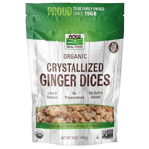 Zenzero Cristallizzato Biologico NOW Foods - Recensione Completa