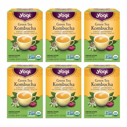 Yogi Green Tea Kombucha – moja szczera opinia po miesiącu picia
