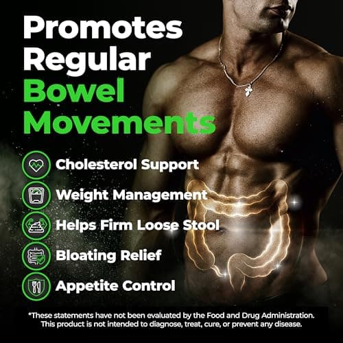 Species Nutrition Fiberlyze Fiber Supplement, Psyllium Based Soluble & Insoluble Fiber Powder for Healthy Colon, Digestive Functions (Mango, 30 Servings)