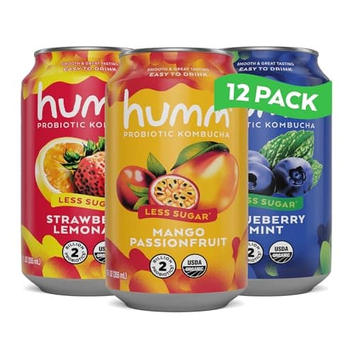 Humm Probiotic Kombucha Test 2025 – 12er Variety Pack im Check