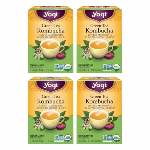 Herbata Yogi Green Kombucha — Recenzja 2024