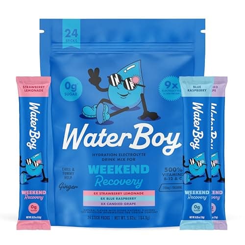Recensione Waterboy Weekend Recovery: Integratore Elettroliti per Adulti