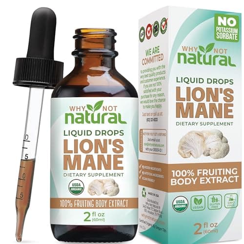 Why Not Natural Lions Mane Tinktur Test – lohnt sich das 1200 mg Extrakt?