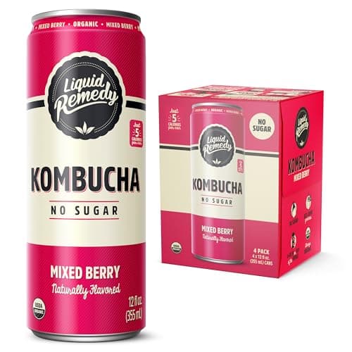 Kombucha Sin Azúcar Liquid Remedy Mixed Berry: Análisis y Opinión