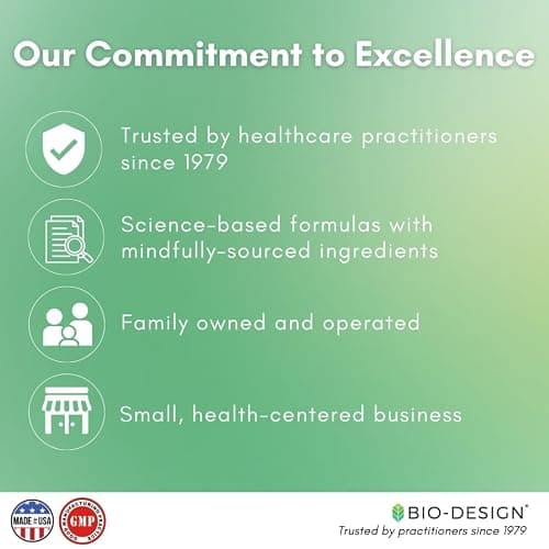 Bio-Design DiAcid Stim - Betaine Hydrochloride Acid + Digestive Enzyme Supplement - Supports Healthy Digestion of Protein, Fat, Carbs & Dairy – Relief from Occasional Gas & Bloating - 120 Capsules