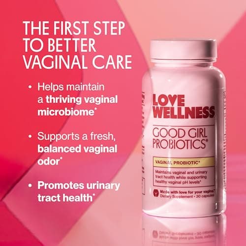 Love Wellness Good Girl Probiotics | Women’s Vaginal Health & pH Balance Supplement | 9-Strain Probiotic for Urinary Tract, Yeast, Odor & Immune Support | Gluten-Free (30-Day Supply)