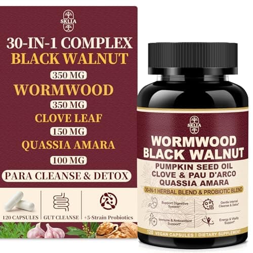 SKLIA 30-in-1 Wormwood Cleanse Capsules Review – Worth It?