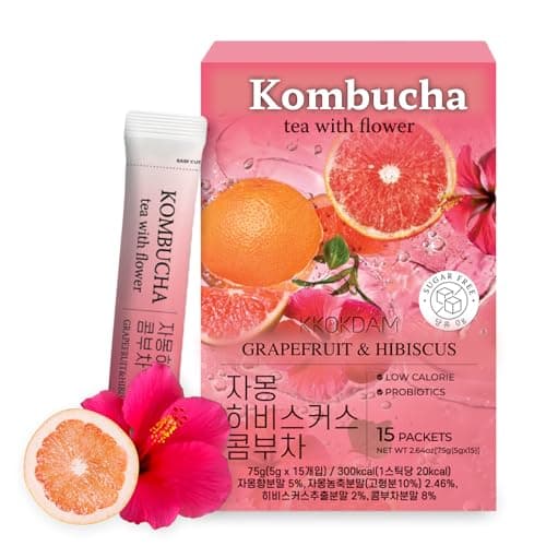 KKOKDAM Kombucha Test – Instant Grapefruit & Hibiscus (2025)