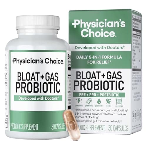 Physician's CHOICE Bloat & Gas Probiotikum Test 2025 – Lohnt es sich?